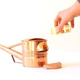 依照肥料產品包裝上的指示為您的盆栽以合適的頻率施以適當的量 澆灑